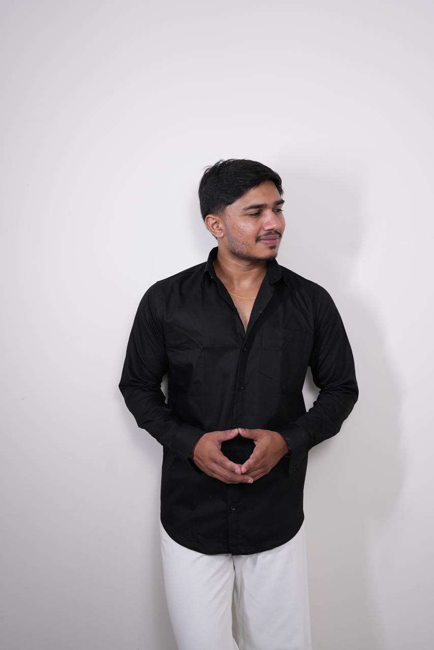 Black Regular Fit Shirt